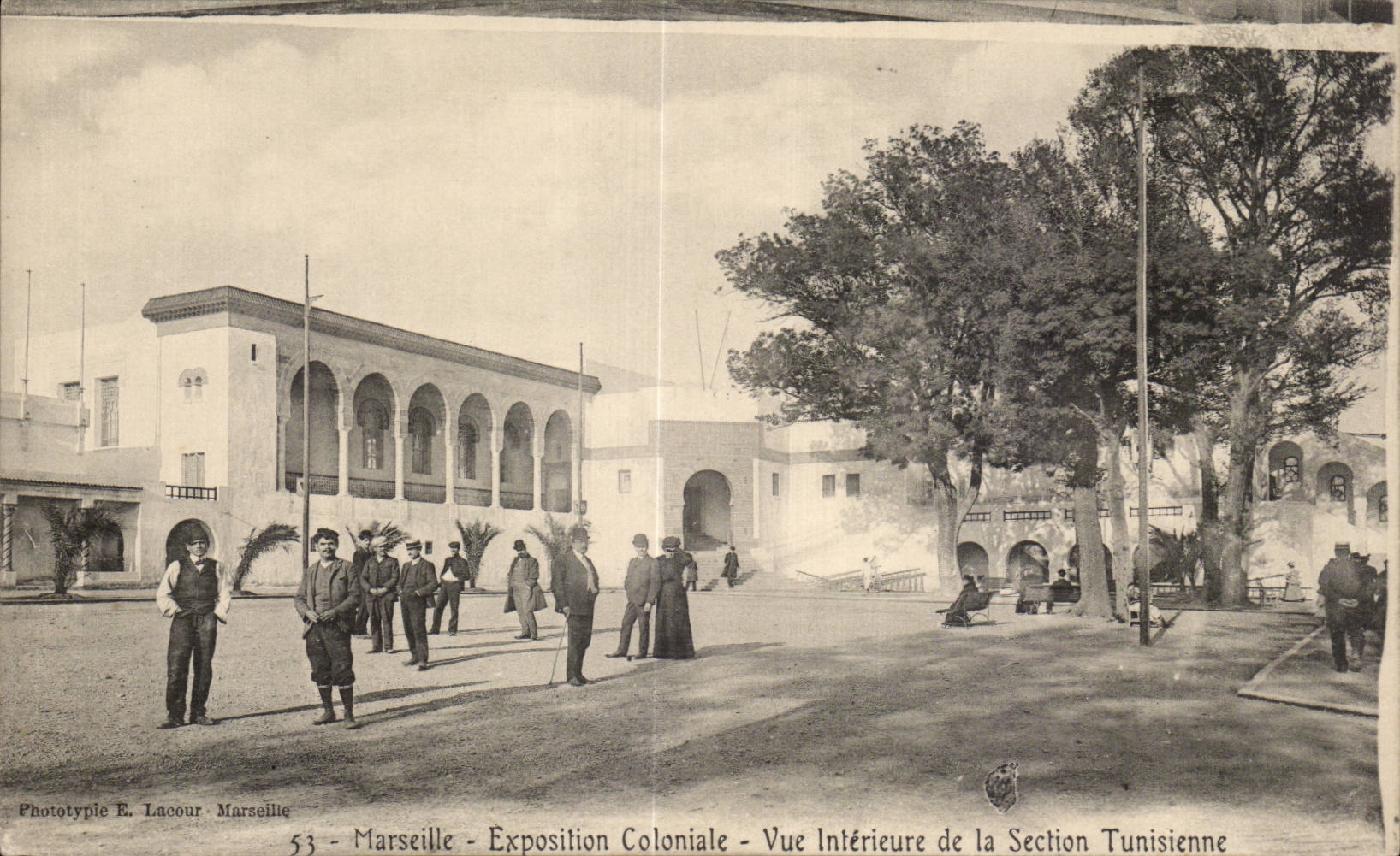 Marseille - Exposition Coloniale - Vue Interieure de la Section Tunisienne - CPA 