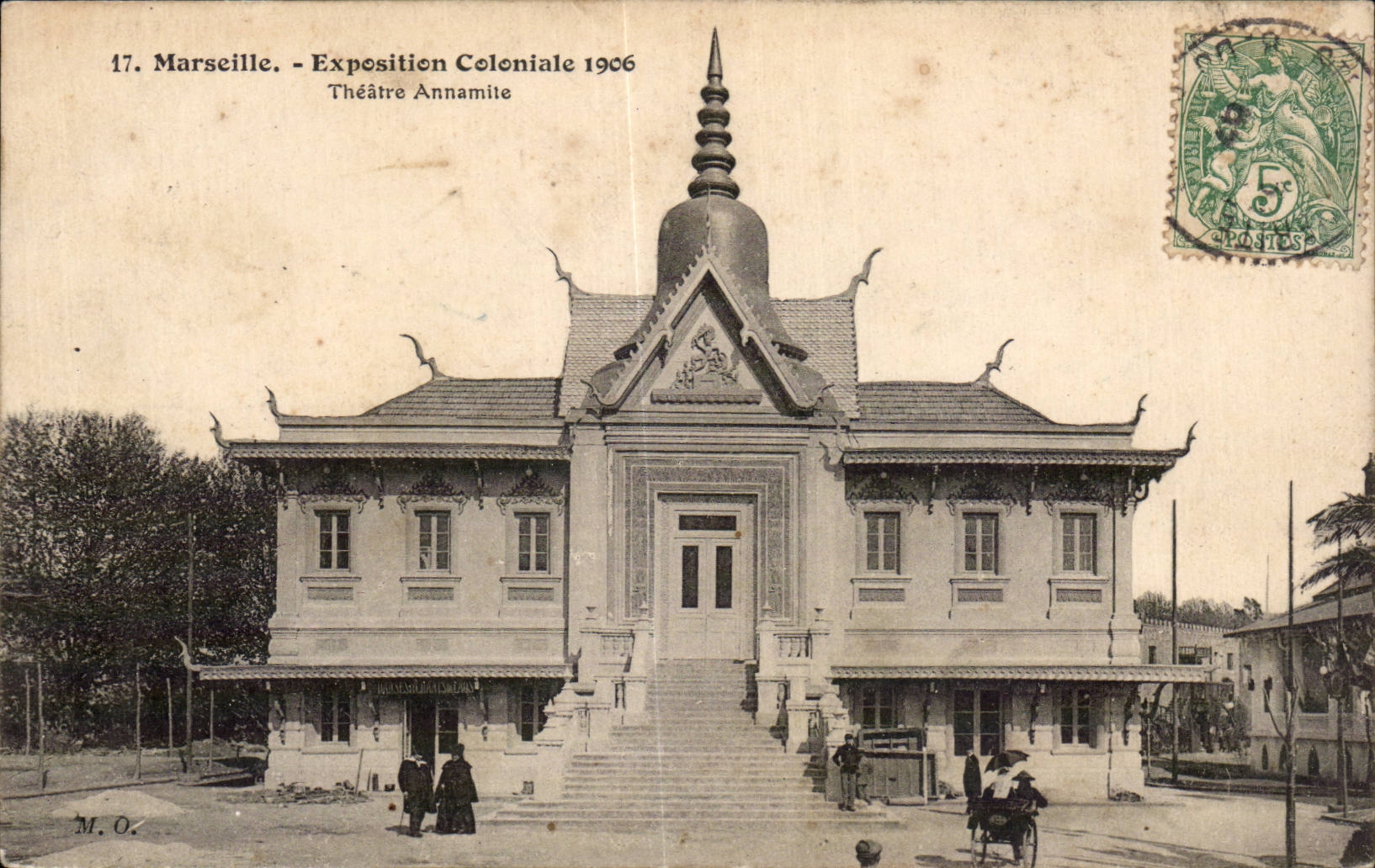 Marseille - Exposition Coloniale 1906 - Theatre Annamite - CPA 