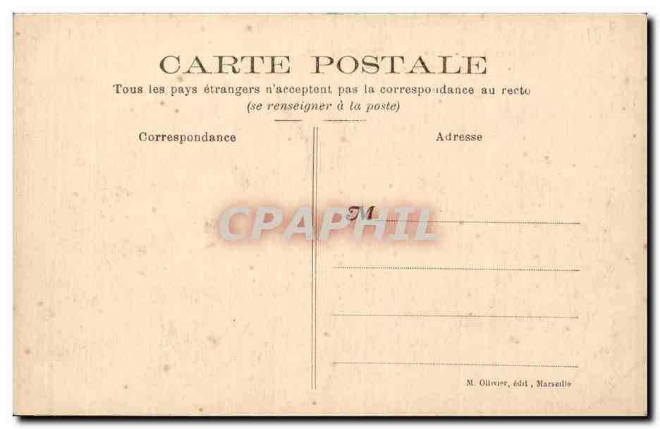 Marseille - Exposition Coloniale 1906 - Palais de l Indo Chine - CPA  — Rückseite