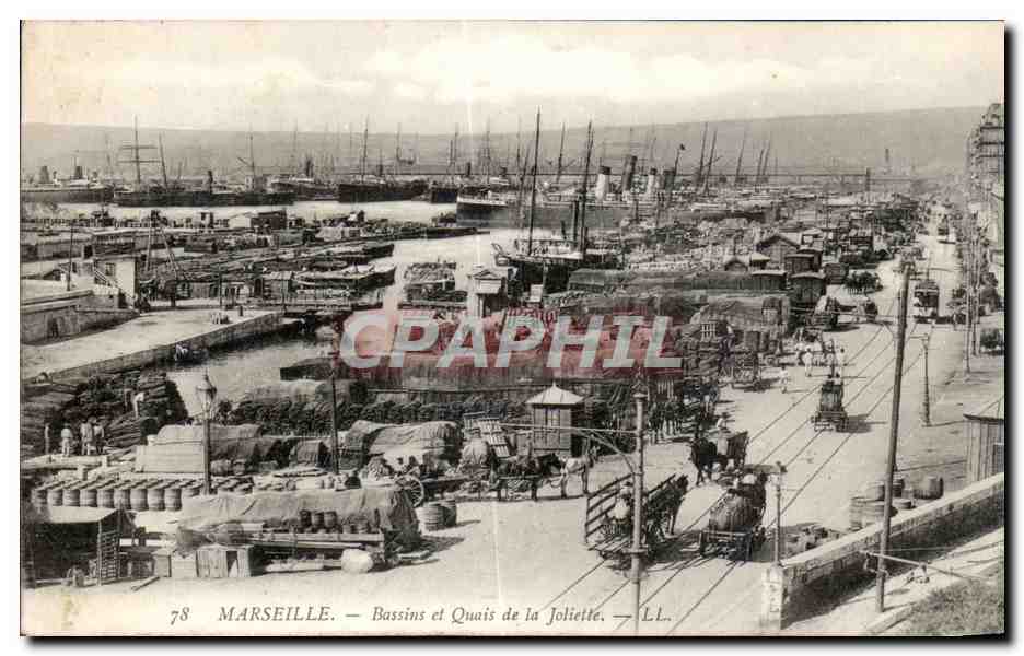Marseille — Bassins et Quais de la Joliette — LL. n°78