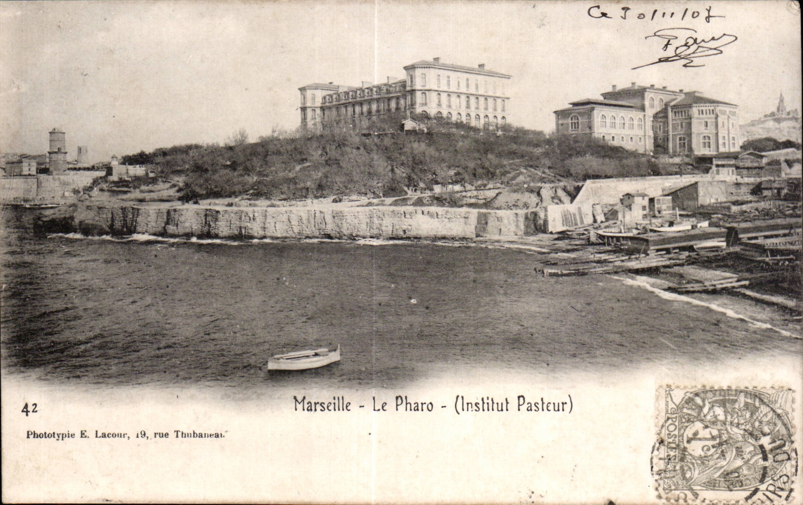 CPA Marseille Le Pharo (institut Pasteur)