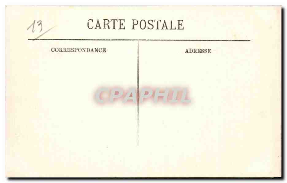 CPA Marseille Vue prise de la mairie — Verso
