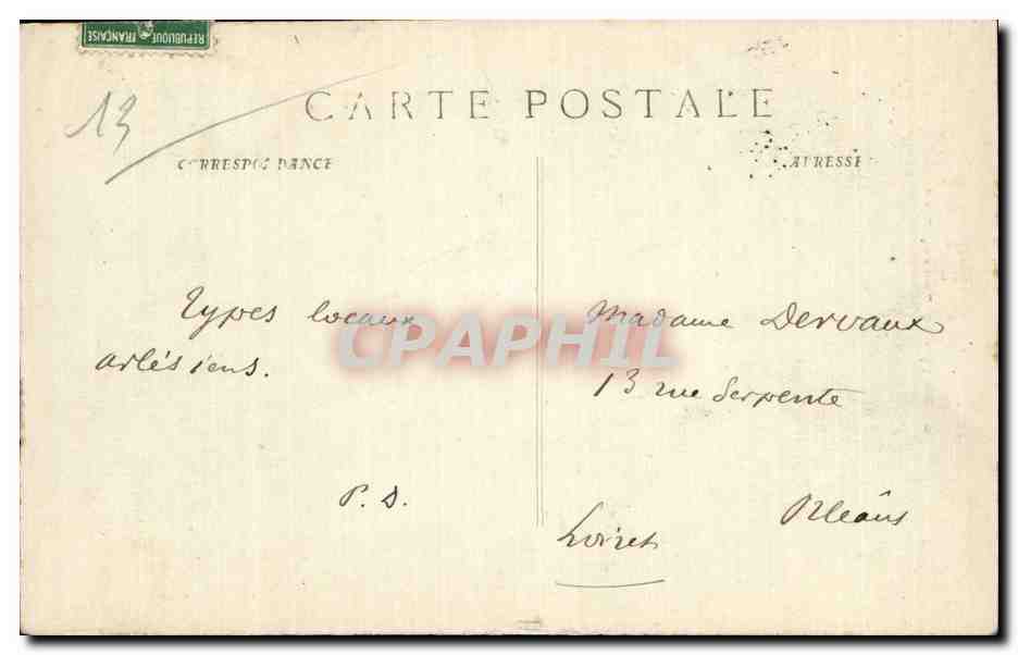 Arles - Aux Aliscamps — Visite à la chapelle du Seigneur de Méjane — Ruat, édit., Marseille, n°44 — Reverso