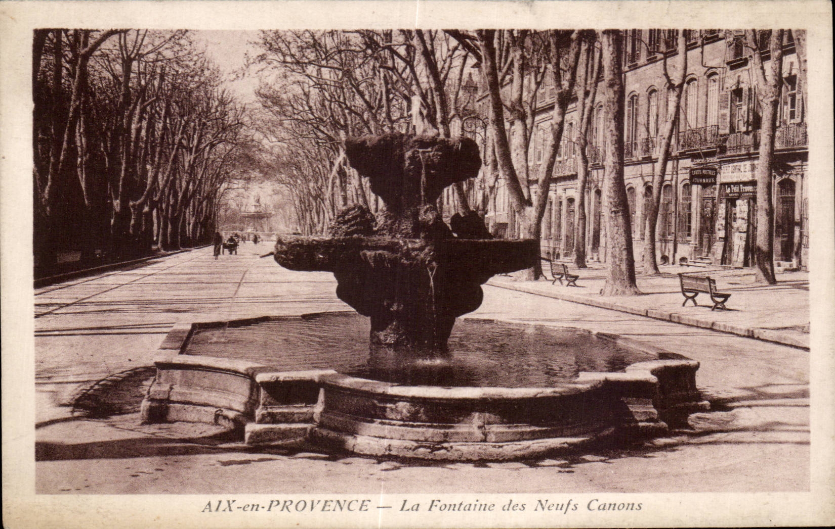 AIX-en-PROVENCE — La Fontaine des Neufs Canons — Éditeur non identifié, n° de série non visible