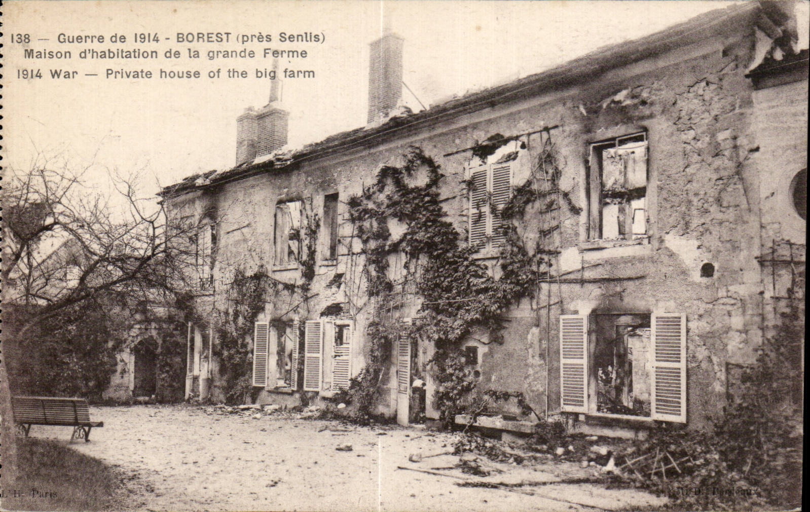 Borest (près Senlis) — Maison d'habitation de la grande ferme — L. H. Paris, n° 138