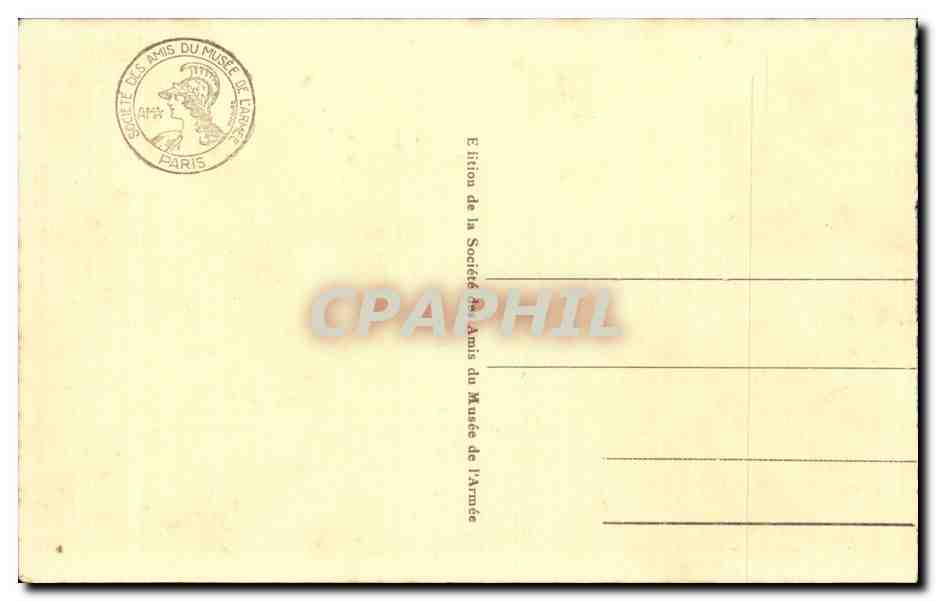 Paris - 7 - Hotel des Invalides - CPA  — Rückseite