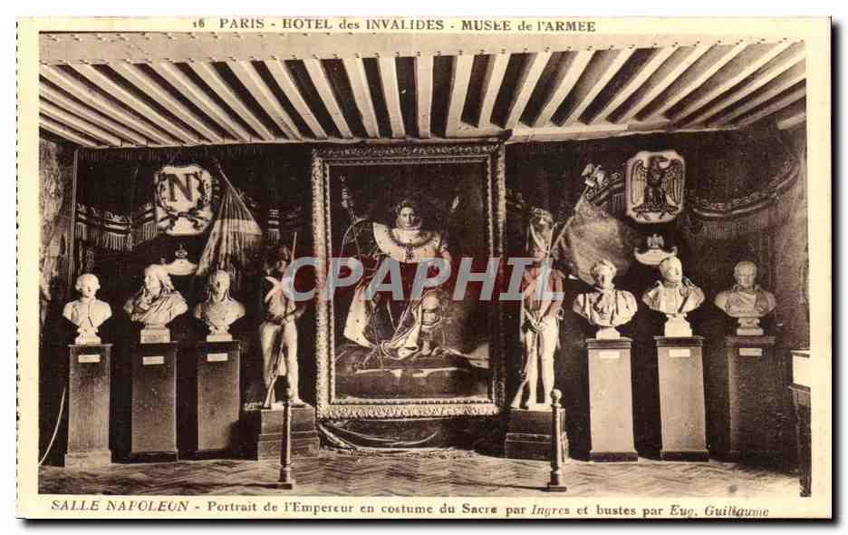 Paris - 7 - Les Invalides - Salle Napoleon - Portrait de l Empereur - CPA 