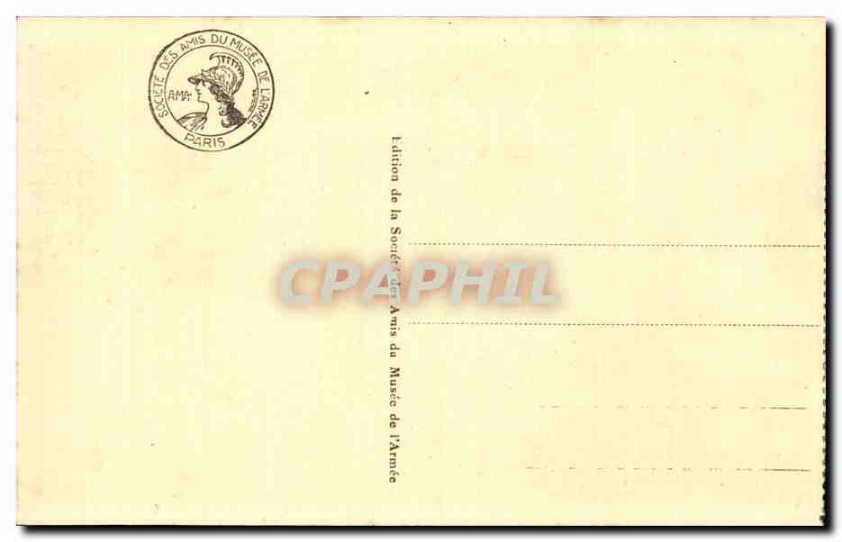Paris - 7 - Les Invalides - Musee de l Arme - Cour d Honneur - Prise d Armes - CPA  — Rückseite