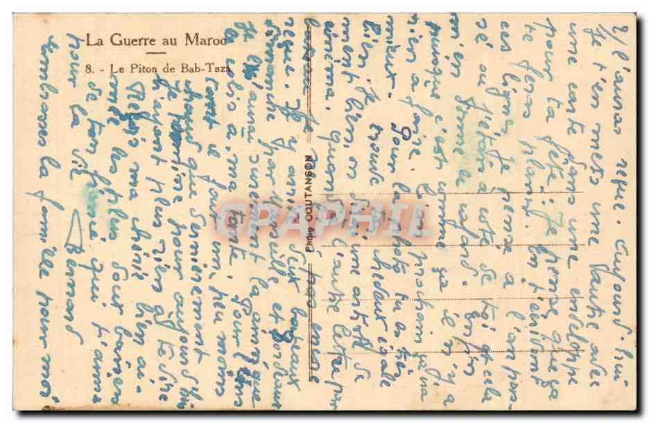 Le Piton de Bab-Taza — La Guerre au Maroc — Éditeur : P. Coutant & Cie — Reverso