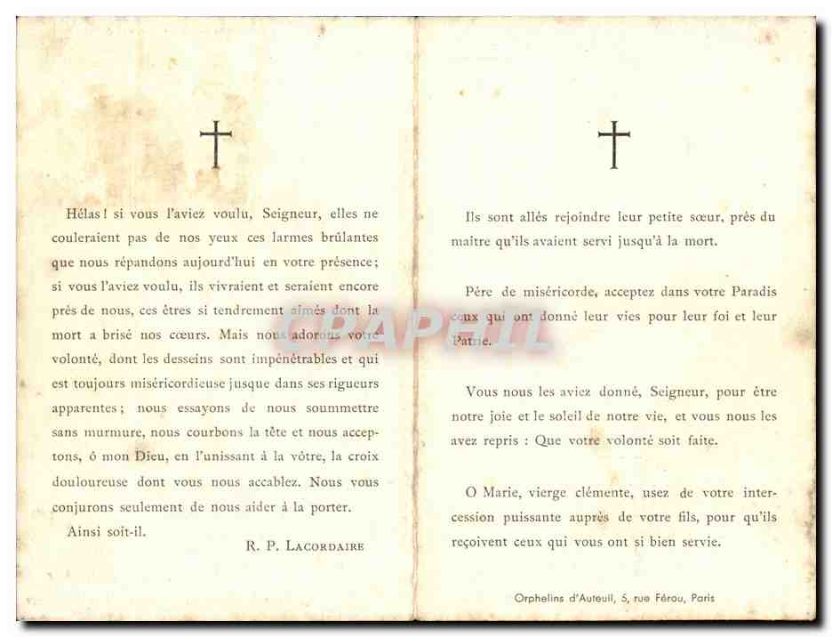 CPA Militaria Henri Bourges Albert Bourges President Jociste Gestapo 1940 — Rückseite