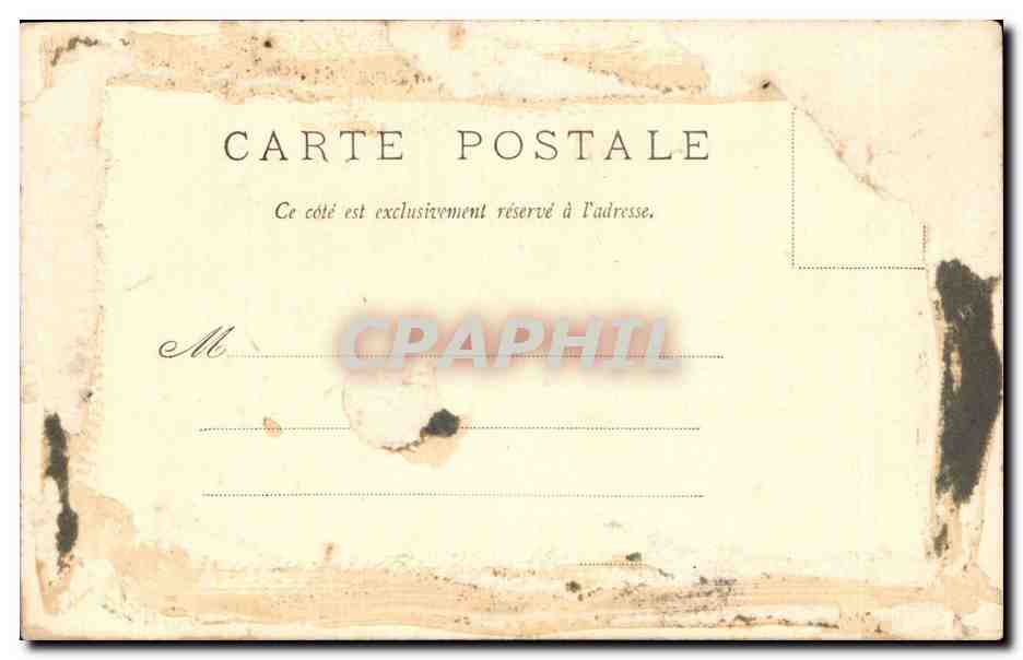 CPA Militaria Officier de cavalerie Hussards Dragon Cheval Horse  — Rückseite