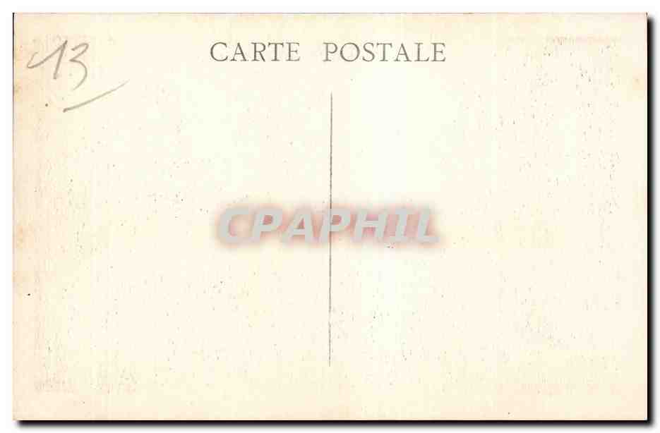 Marseille - La Canebiere - CPA  — Verso