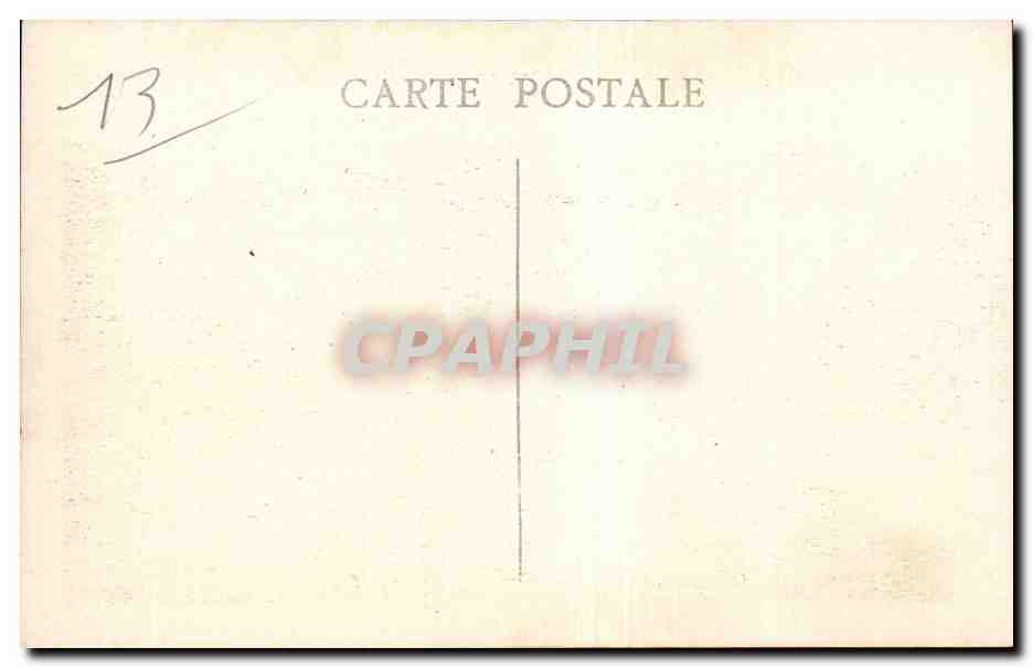Marseille - Le Quai du Port et Rue de la Republique - CPA  — Verso
