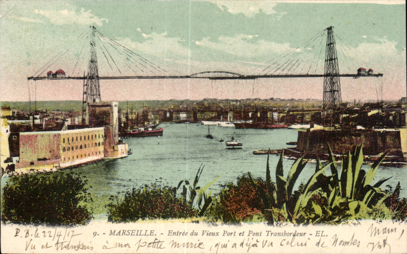 Marseille - Le Pont Transbordeur - CPA 