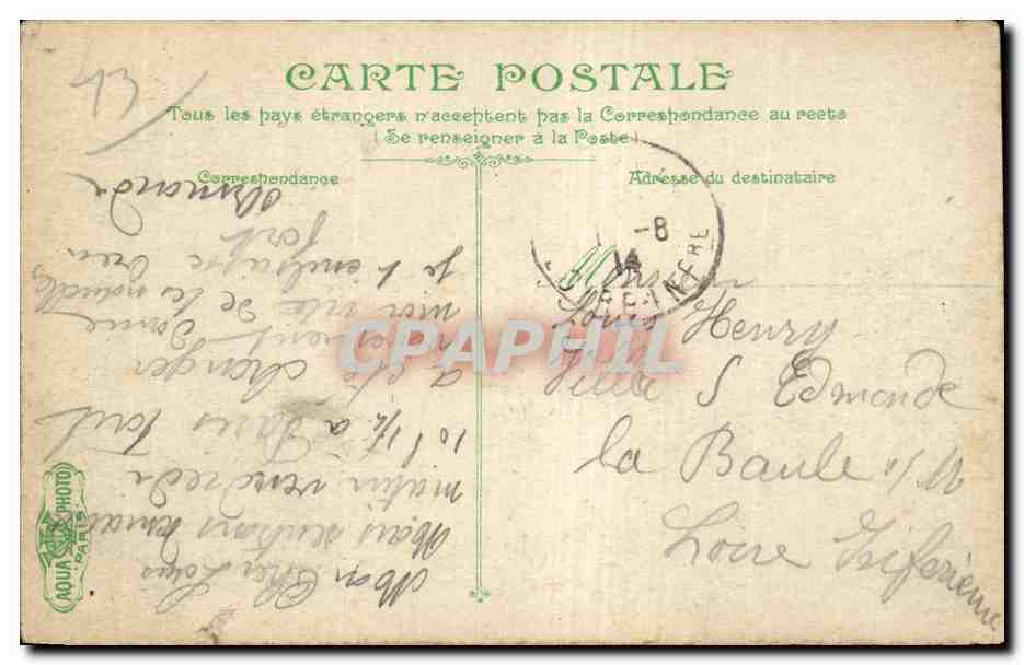 Marseille - La Caserne Beauveau - CPA  — Rückseite