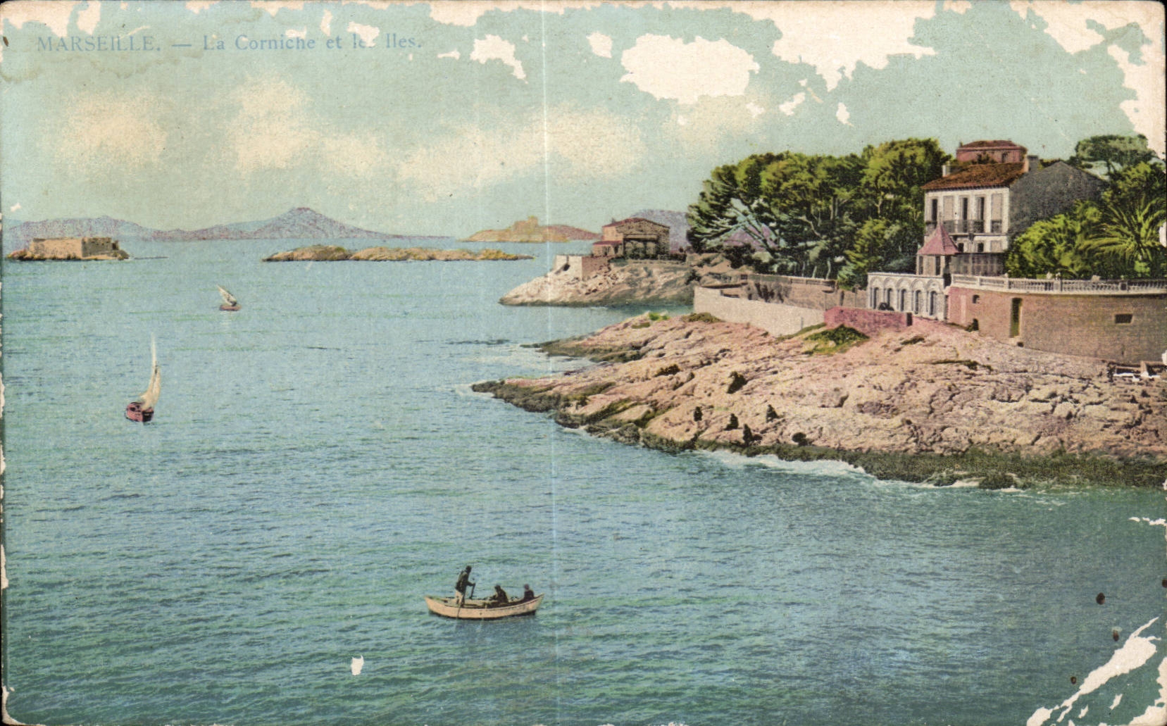 Marseille - La Corniche et les Iles - CPA 