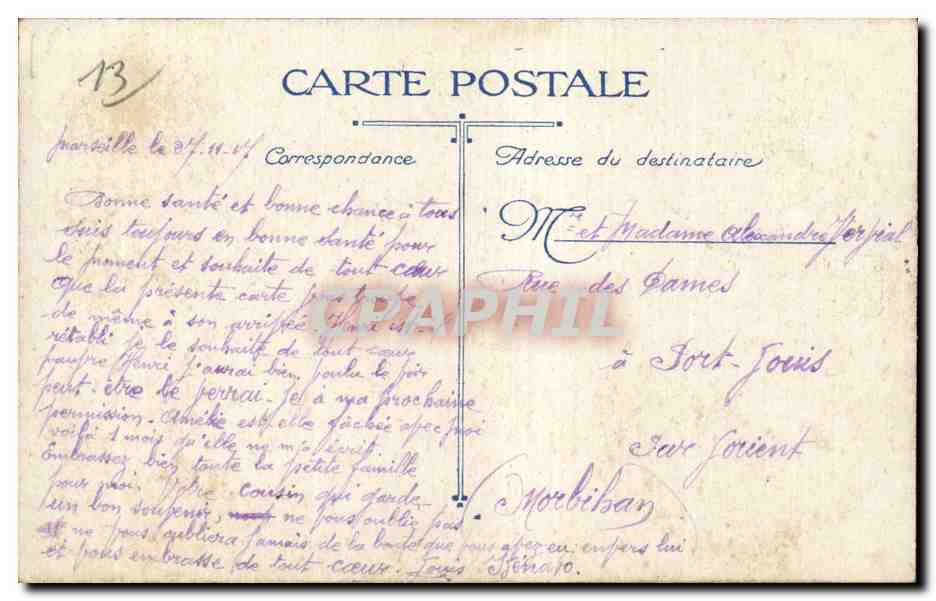 Marseille - Le Pont et la Fausse Monnaie - CPA  — Rückseite