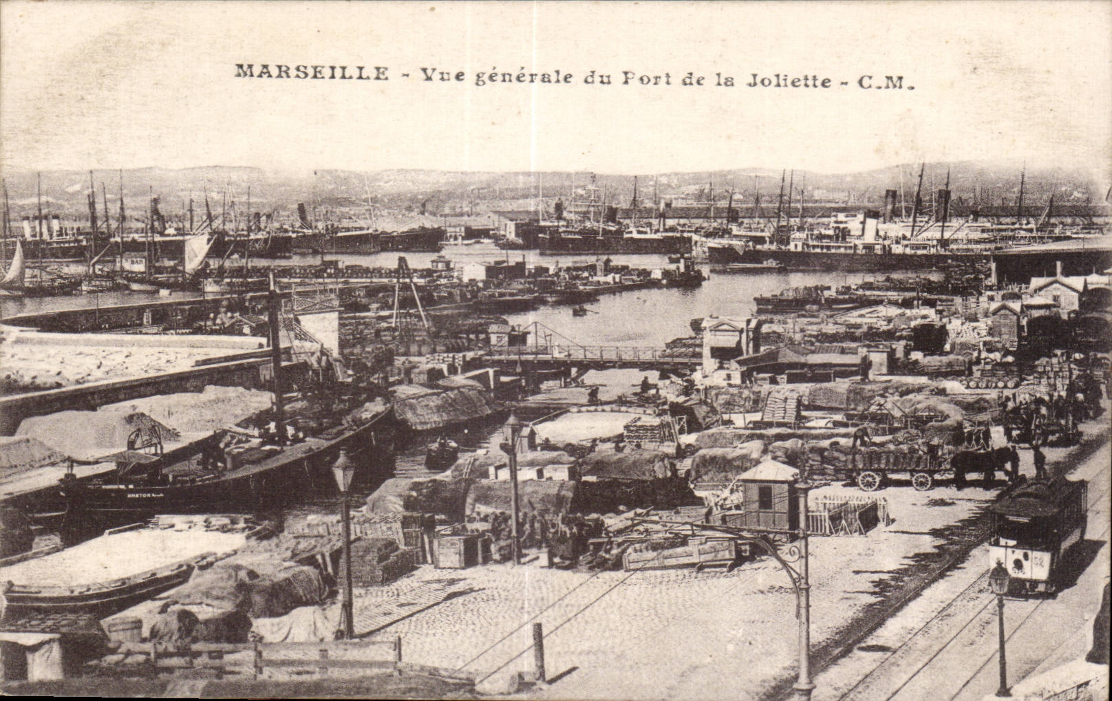 Marseille - Vue Generale du Port de la Joliette - CPA 