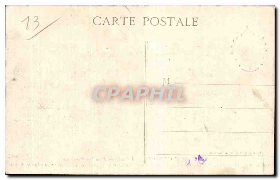Le Canigou - Marseille - Notre Dame de la Garde - Coucher du Soleil - CPA  — Verso