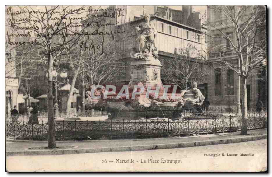 Marseille - La Place Estragin - CPA 