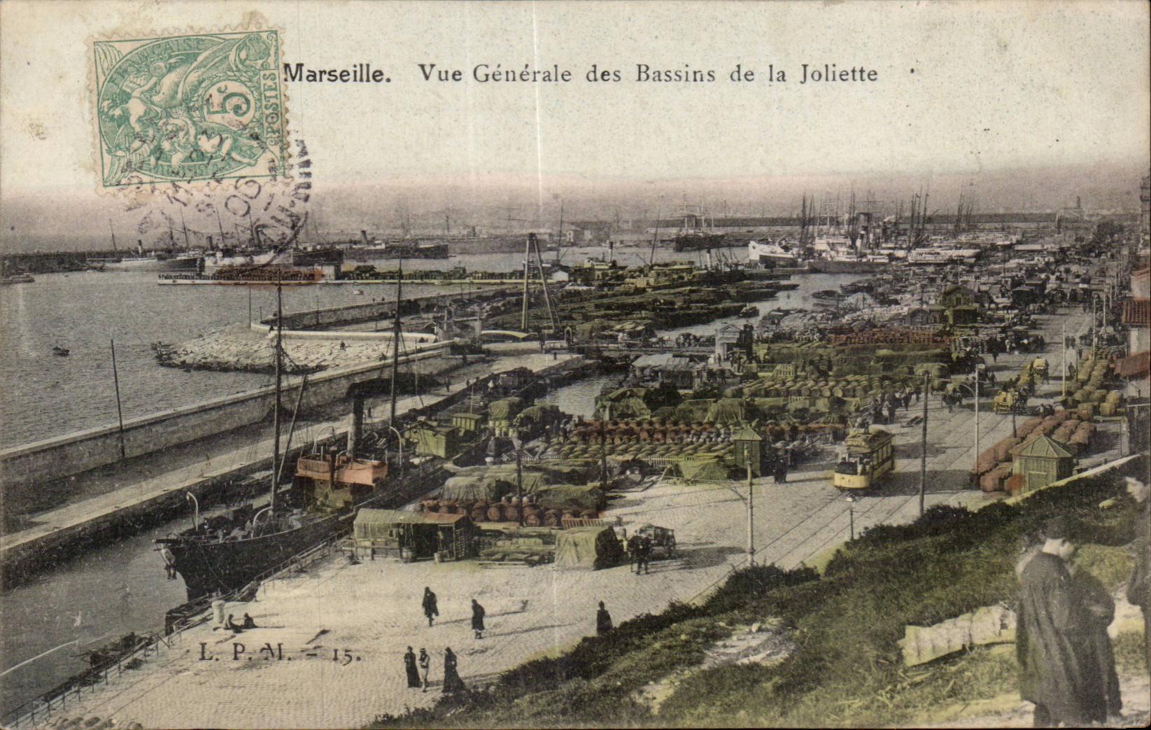 Marseille - Vue Generale des Bassins de la Joliette - CPA 