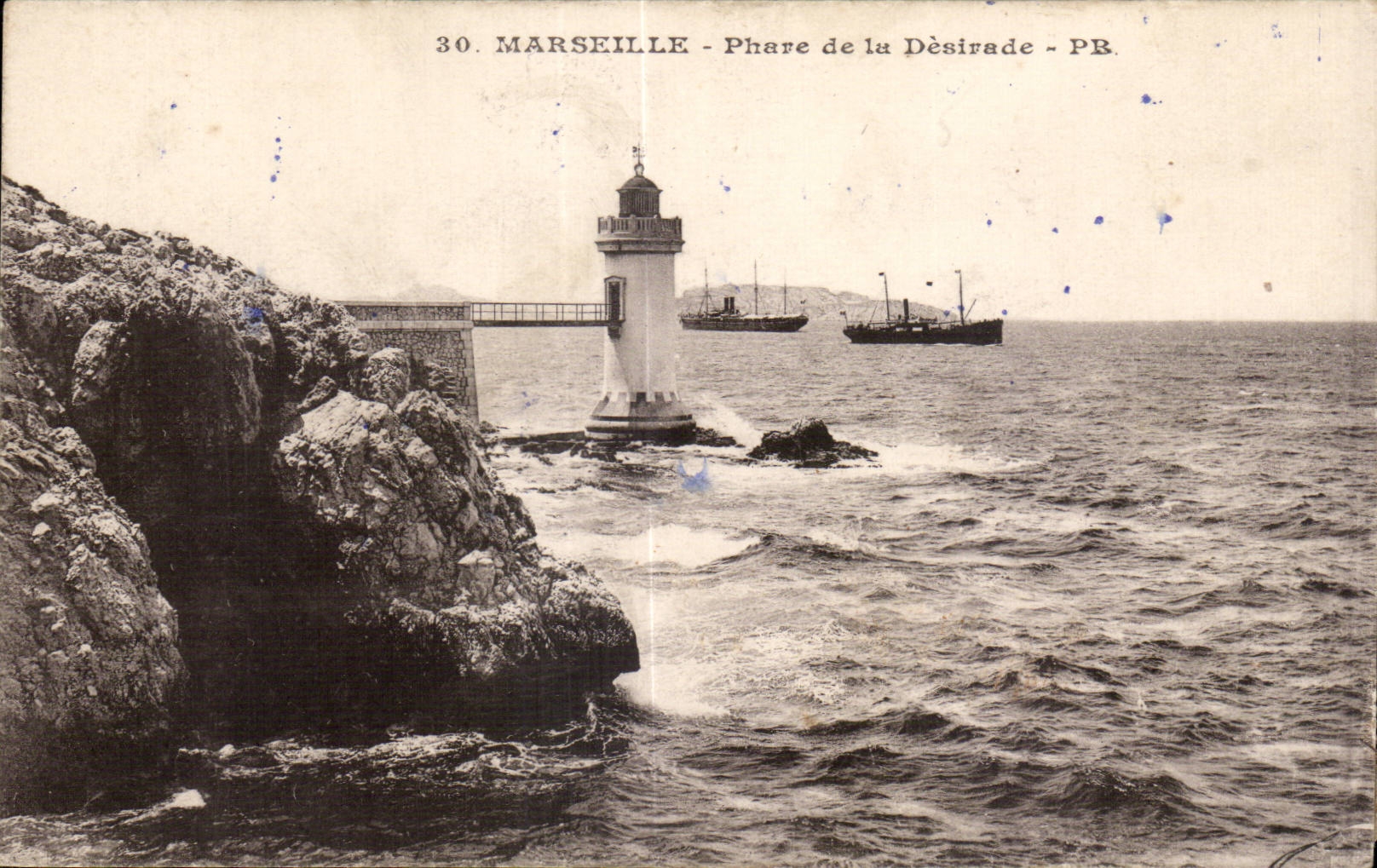 Marseille - Phare de la Desirade - lighthouse - CPA 