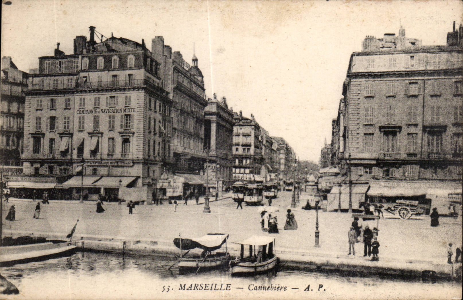 Marseille - La Cannebiere - CPA 