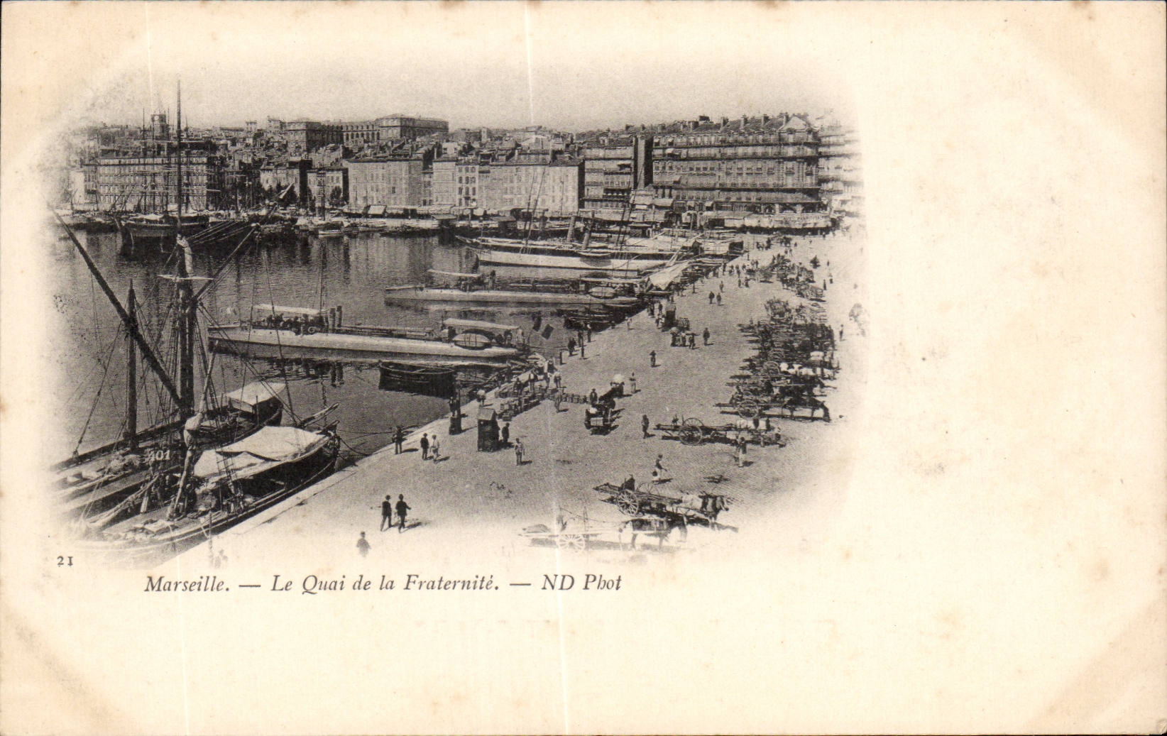 Marseille — Le Quai de la Fraternité — ND Phot