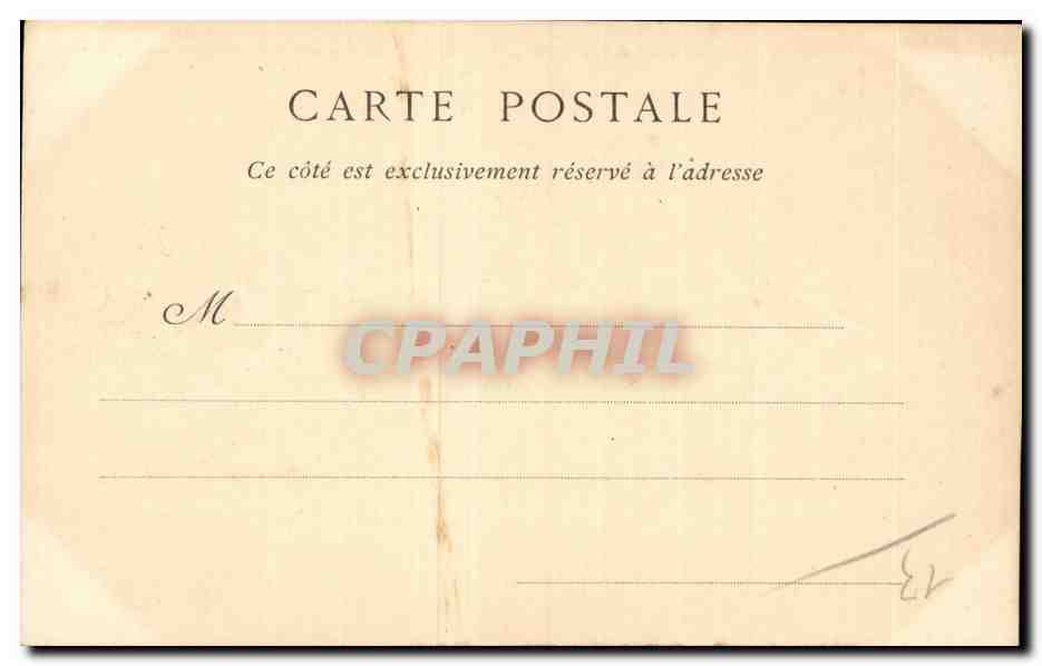 Marseille - La Rue Cannebiere - CPA  — Rückseite