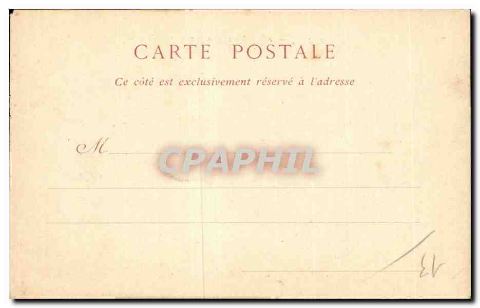 Marseille - Rue de la Republique - CPA  — Verso