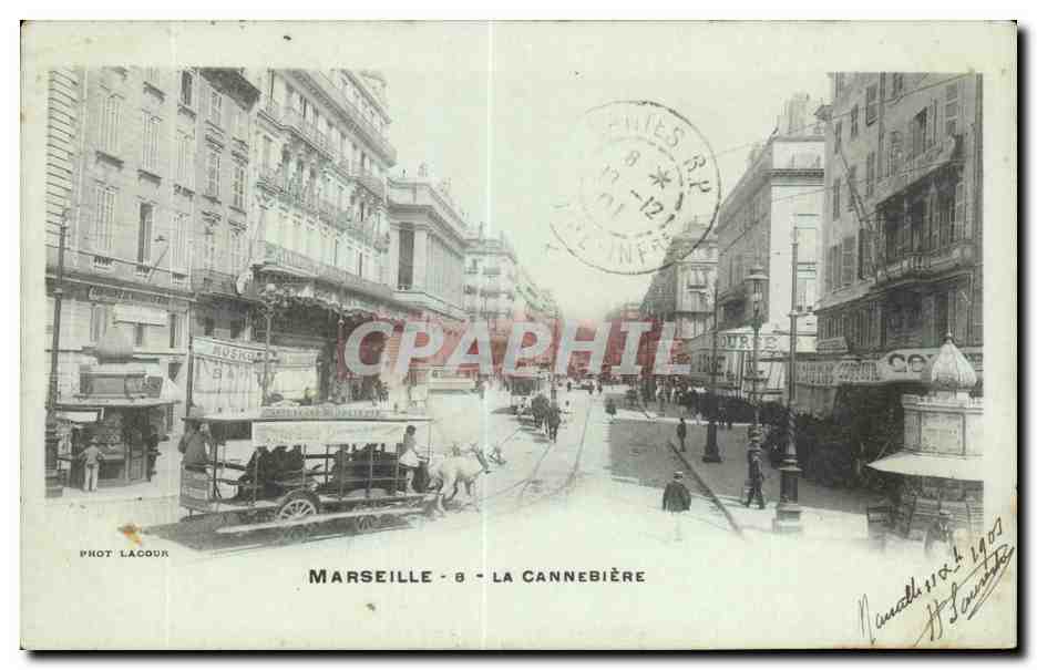 Marseille - La Cannebiere - CPA 