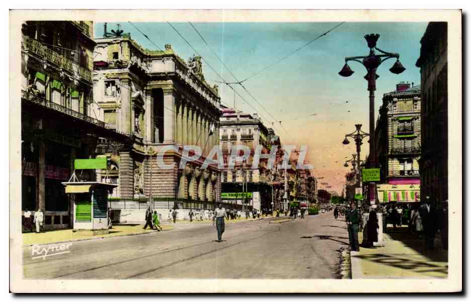 Marseille - La Canebiere - CPA 