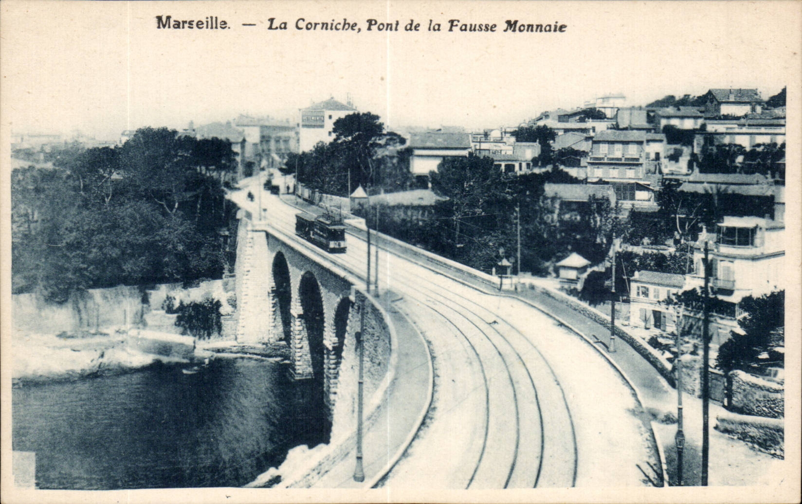 Marseille - La Corniche - Pont de la Fausse Monnaie - CPA 