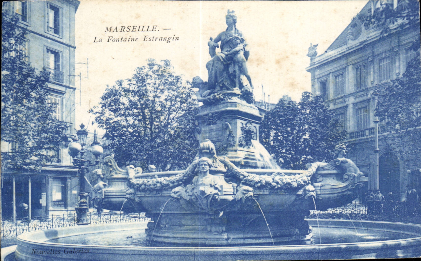 Marseille - La Fontaine Estrangin - CPA 