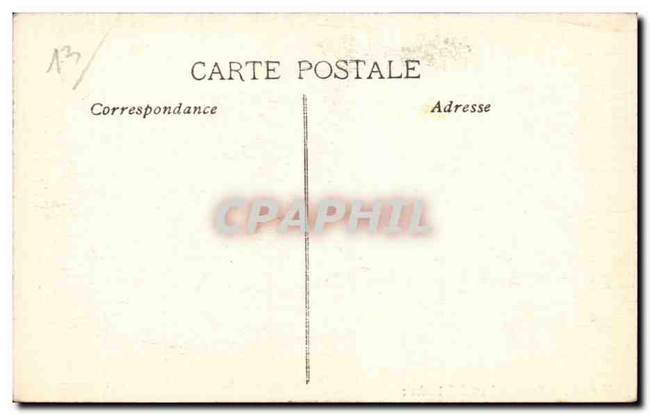 Marseille - Canal St Jean de la Cathedrale - CPA  — Rückseite