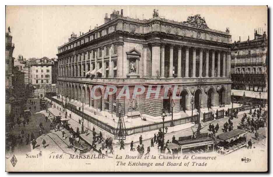 Marseille — La Bourse et la Chambre de Commerce — Novel 1168