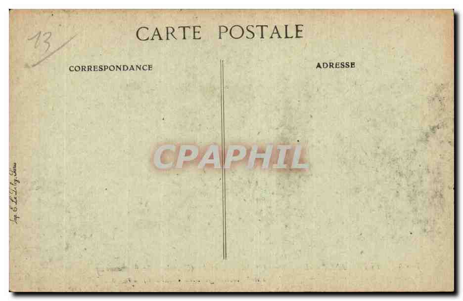 Marseille — La Bourse et la Chambre de Commerce — Novel 1168 — Rückseite