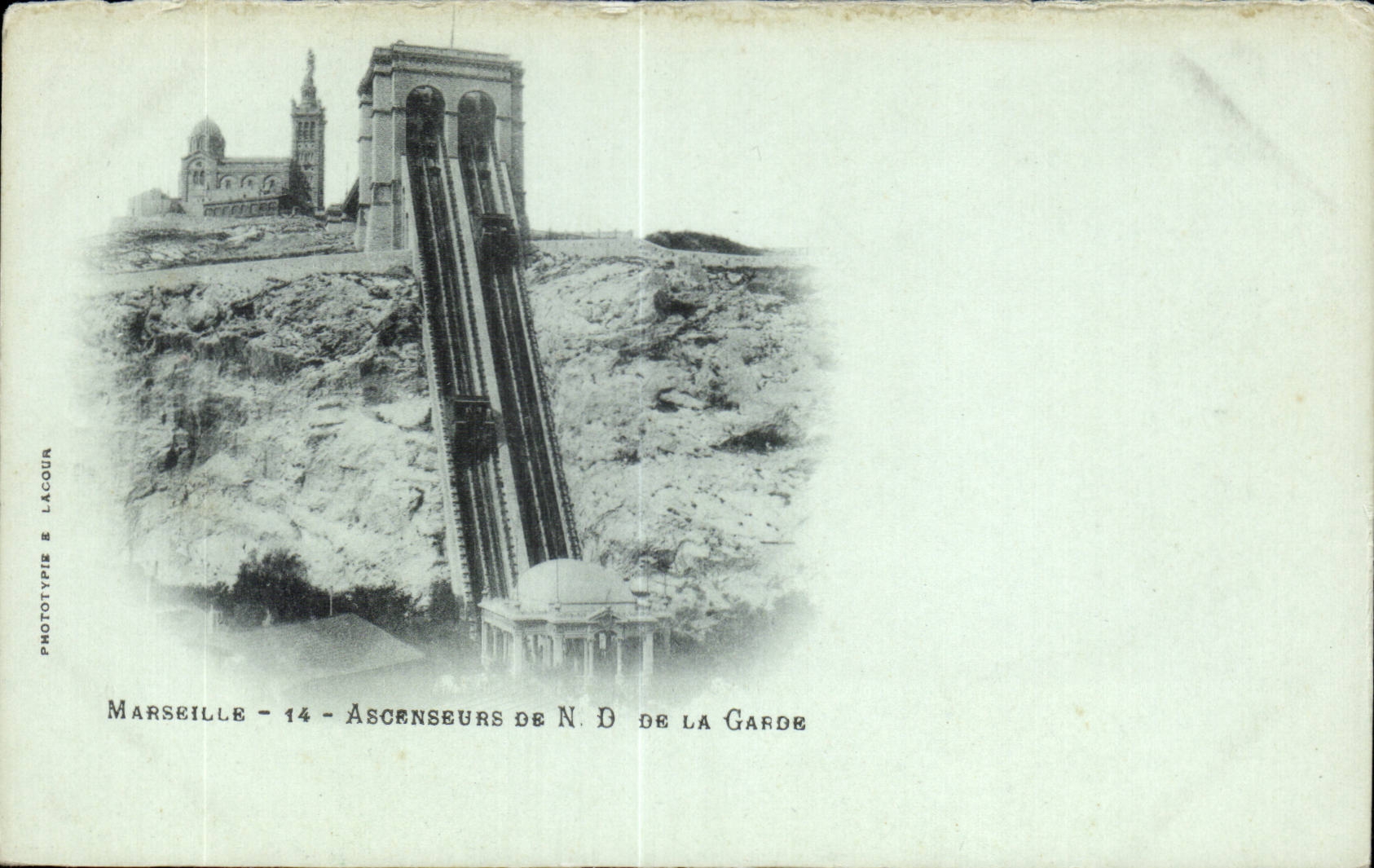 Marseille - Ascenseurs de Notre Dame de la Gare - CPA 