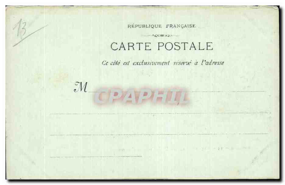 Marseille - Ascenseurs de Notre Dame de la Gare - CPA  — Rückseite