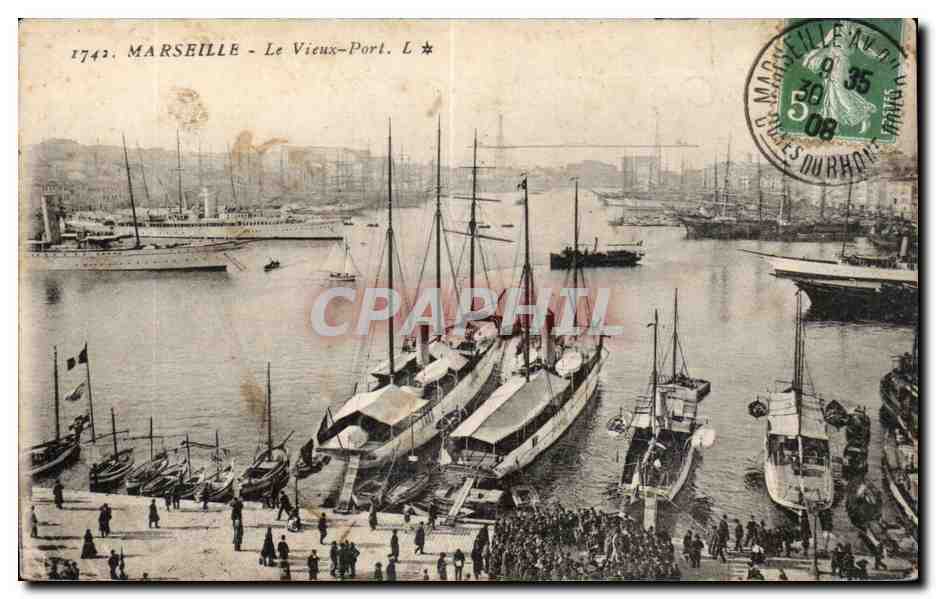 Marseille - Le Vieux Port - CPA 