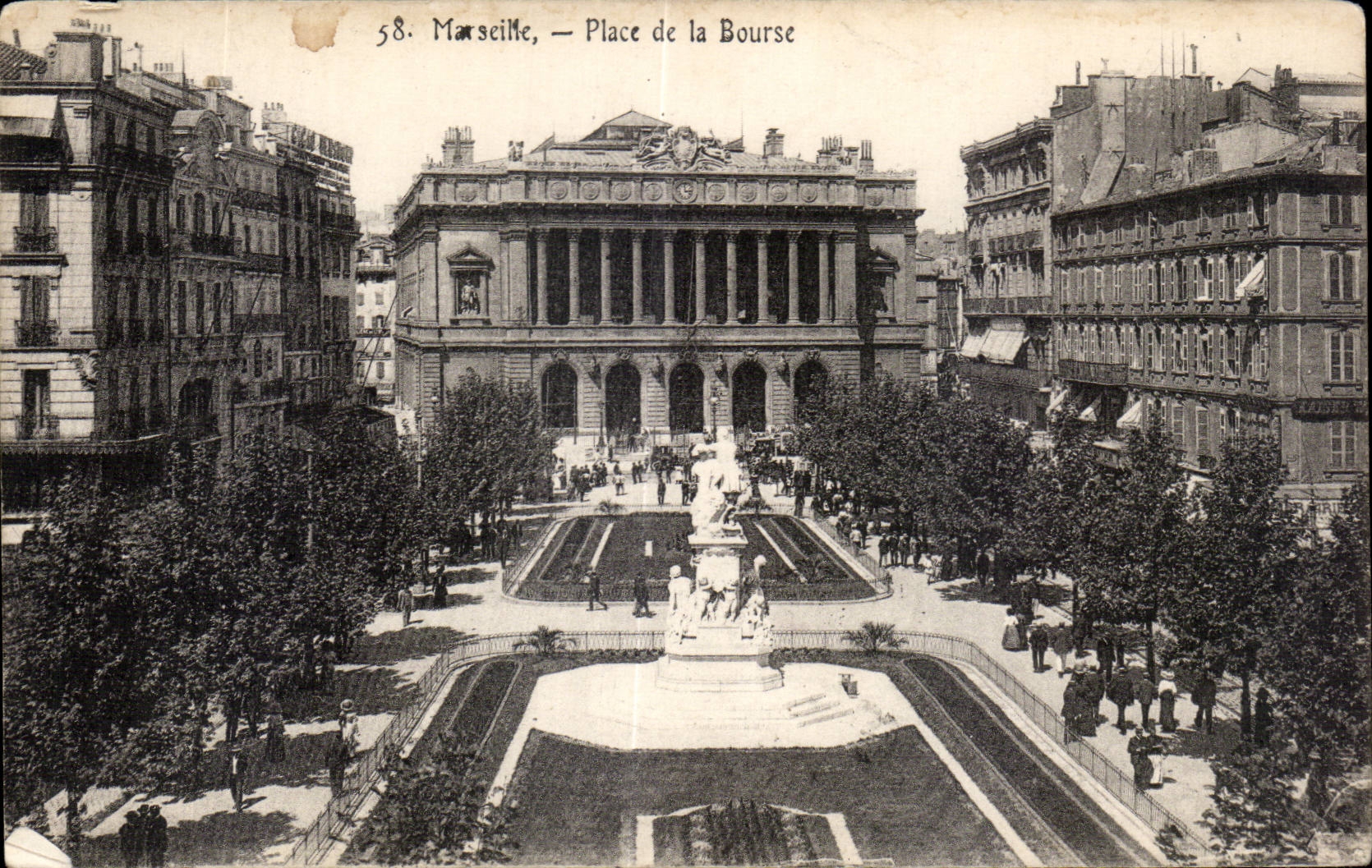 Marseille - Place de la Bourse - CPA 