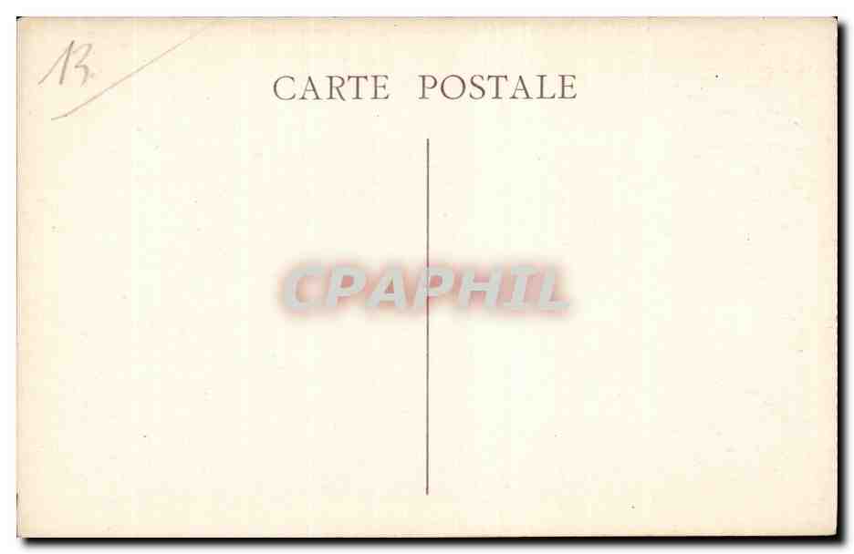 Marseille - Le Square de la Bourse - CPA  — Verso