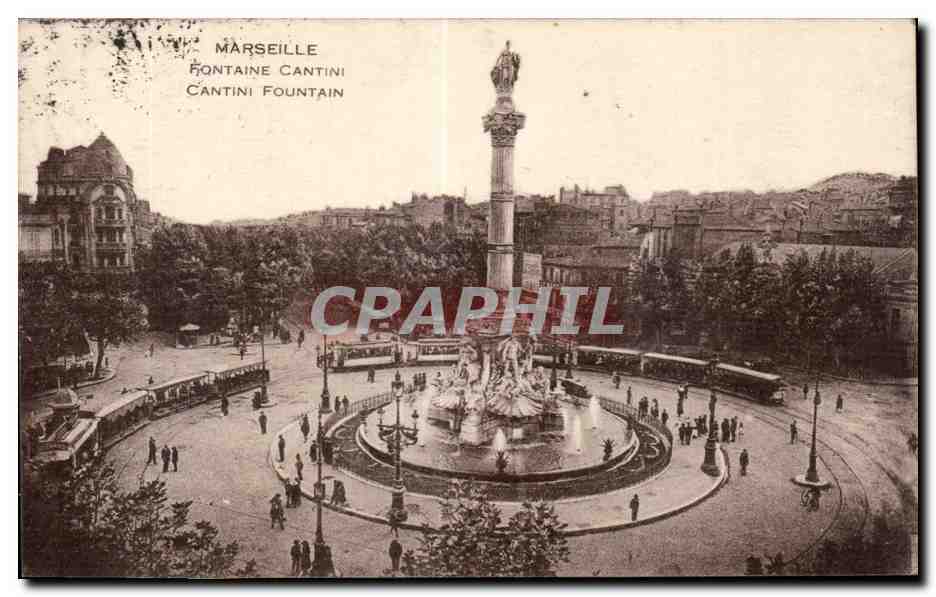Marseille - Fontaine Cantini - CPA 