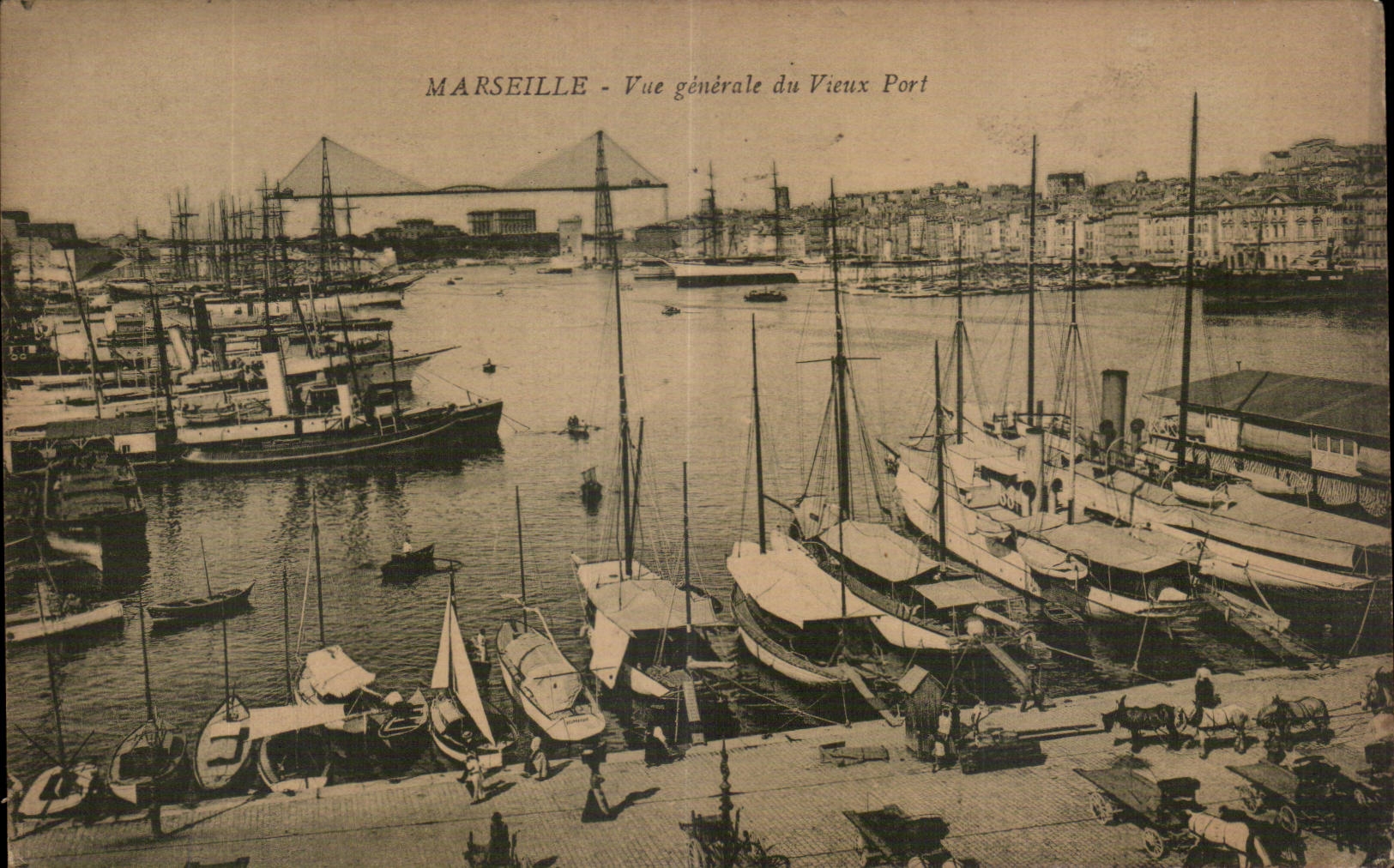 Marseille - Vue Generale du Vieux Port - CPA 