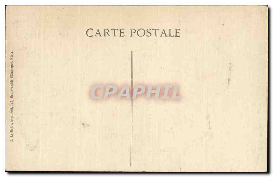 CPA Militaria Un toit en equilibre — Rückseite