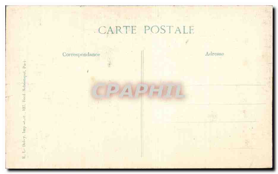 CPA Militaria Reims Rue de Lille  — Rückseite