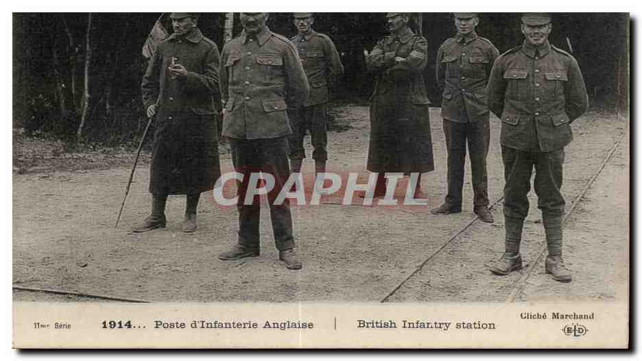 Poste d'Infanterie Anglaise — British Infantry station — Gliché Marchand, 11ème Série