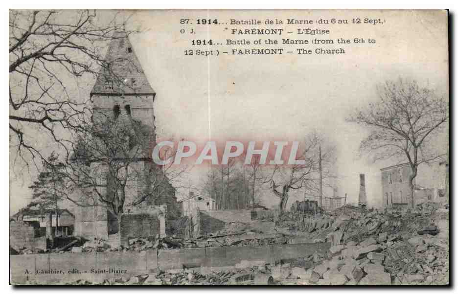 Faremont — Die Kirche — A. Kauthier, Verlag - Saint-Dizier