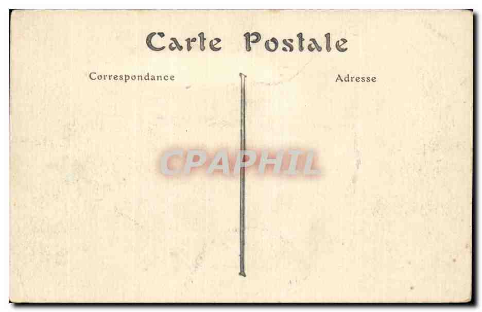 CPA Militaria CAmpagne de 1914 Artillerie francaise Batterie de 75 prenant sa position de combat — Rückseite