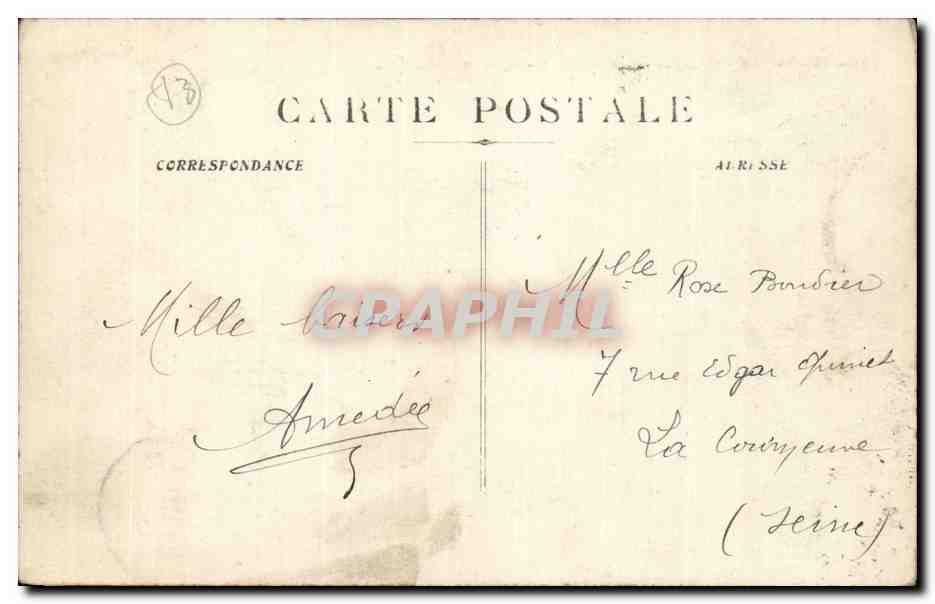 CPA Marseille Bassins de la Joliette Quai aux souffres — Rückseite